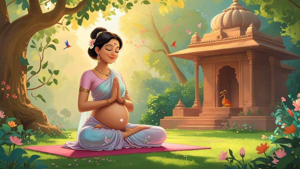 Garbhasanskar: A Divine Journey Through Ayurveda for a Healthy and Happy Baby,