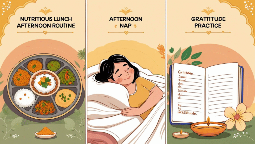 afternoon Garbh Sanskar Routine